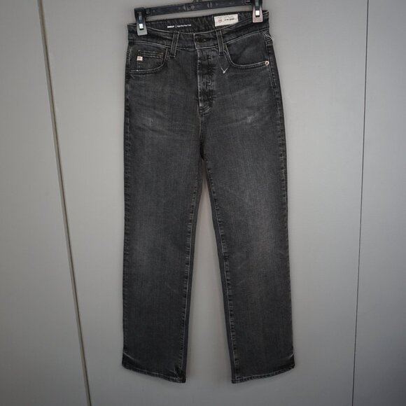 New AG Kinsley AG-ED High Rise Pop Crop Jeans in 10 Years Bonfire size 25 - Picture 3 of 16